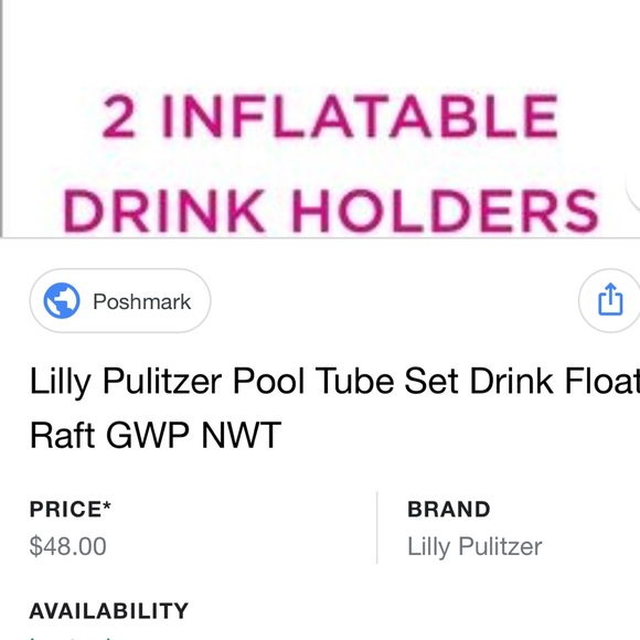 Lilly Pulitzer drink floats - Picture 5 of 5